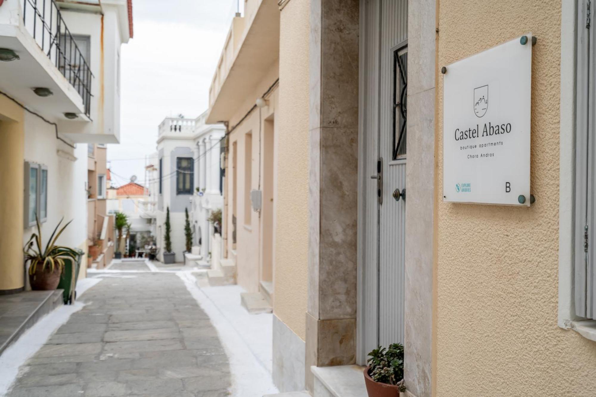 Castel Abaso Boutique Apartments Ándros Extérieur photo